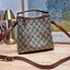 GUCCI GG Emblem mini bucket bag ดีไซน์คลาสสิคคงความเอกลักษณ์ กับรูปแบบใหม่กระเป๋าถือ/สะพายทรงบัคเก็ต ขนาดกำลังน่าใช้มากๆ