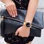 Givenchy Parfums Black Leather Clutch Gift With Purchasd From Givenchy Counter (GWP) กระเป๋าสะพายหนังนิ่มเรียบสีดำเเบบสวยดูดี เปิดปิดด้วยซิปอะไหล่ทอง หัวซิปประดับพู่ ด้านหน้ามีโลโก้ ภายในมีช่องเล็ก รุ่นนี้ใส่ ipad กระเป๋าสตางค์ มือถือ ของจุกจิกได้เยอะ ซับ
