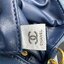 8" CHANEL Flap Bag Denim / Chanel Classic Handbag Blue Washed Denim & Gold-Tone Metal กระเป๋าทรงคลาสสิคเดนิม
