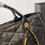 SAINT LAURENT ICARE MAXI SHOPPING BAG IN QUILTED LAMBSKIN / YSL ICARE MAXI SHOPPING BAG กระเป๋าทรงช็อปปิ้งใบใหญ่ มาพร้อมใบลูก พร้อมส่ง ใหม่ล่าสุด หนังนุ่มบุลายนวม โดดเด่นด้วยโลโก้แบรนด์และสายสะพายไหล่ใช้โซ่ทองอย่างดี สวยและหรูมากๆ ภายในกระเป๋ากว้างใส่สัมภ