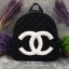 Chanel Backpack (S) กระเป๋าเป้ size mini VIP. gift ของแท้ จาก counter chanel ขนาดกำลังน่ารัก วัสดุ pu. ลายตารางหนังนิ่ม ด้านหน้ามี logo brand เปิดปิดแบบซิป แบ่ง 2 ช่องใหญ่ ภายในกว้าง ใส่ wallet ยาว, mini iPad ได้ มาพร้อมสายสะพายยาว ปรับได้ค่ะ