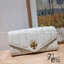 TORY BURCH KIRA CHEVRON POUCH KEY FOB / Tory wallet bag กระเป๋าสตางค์ใบยาวรุ่นใหม่ คอลเลคชั่น 2023 หรูหราทุกสี ดีไซน์คงความคลาสสิค ขนาดกำลังดี สัมผัสดีมาก