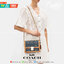 Coach Hutton Shoulder Bag in Signature Chambray