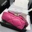 CHANEL 19 HANDBAG กระเป๋าสะพายดีไซส์คลาสสิคหนังแท้นิ่มเงาสวย เกรดออริ ท็อป สลับแท้ 1:1 เกรดดีสุด ผ่านทุก ตม ใช้งานต่างประเทศได้