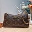 LV liv pochette กระเป๋าสะพายทรงสวย เป็นเอกลักษณ์ ดีไซน์ลวดลายโมโนแกรมเรียบหรู
