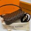 พรีเมี่ยมกิ๊ฟแท้ 100% 】หนังแท้ Louis Vuitton Monogram Canvas POCHETTE ACCESSOIRES Handbag