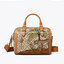 TORY BURCH T MONOGRAM JACQUARD EMBROIDERED DUFFLE คอลใหม่ล่าสุด สวยพร้อมเสิร์ฟแบบไม่ต้องรอพรีฯ ลายโมโนแกรมสุดคลาสสิคที่ถูกดีไซน์รังสรรค์ด้วยงานปักสุดชิค น่าใช้ใจฟูแค่แรกเห็น!! วัสดุ jacquard woven สลับหนังแท้ หูจับในตัว และพร้อมไปเลยกับสายสะพายข้าง ที่จะถ