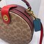 COACH LUNAR NEW YEAR CIRCLE BAG IN SIGNATURE CANVAS กระเป๋าทรงกลม ถือและสะพายข้างได้ วัสดุหนังแท้ ลาย C สวยหรู!! ตามแบบฉบับแบรนด์ ดูแพงมาก ราคาสุดคุ้มแบบนี้ ต้องมีไว้ใช้สักใบน้า!!