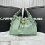 ORI หนังแท้ | 25cm CHANEL 25 Small Handbag Spring-Summer 2025 กระเป๋าสะพายรุ่นใหม่สุดฮอตแห่งปี หนังแท้ลายเกรน ที่สุดแห่งความไอคอนิก มาพร้อมใบเล็ก อะไหล่สีทองสวยหรู