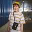 Prada crossbody nylon bag Premium gift วัสดุผ้าไนล่อนกันน้ำ เป็นกระเป๋าคาดอก คาดเอว ขนาดกะทัดรัด ใส่ i-phone+ ได้ เปิดปิดด้วยตัวล๊อคแบบบีบ ด้านในโล่ง มีช่องเล็ก 1 ช่อง ใบนี้เทห์จริงๆ ใช้ได้ทั้งชาย-หญิง ของมันต้องมี ใบนี้ห้ามพลาดเลยค่า