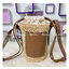 Loewe Bucket Bag / Loewe raffia and hemp bucket bag วัสดุ Textile Canvas & CalfSkin เป็นการนำวัสดุธรรมชาติมาสังเคราะห์หรือทอจนเป็นเนื้อเดียวกันคล้ายงานสาน มีความวินเทจในตัว น้ำหนักเบา ดูแลรักษาง่าย เหมาะกับยุคสมัยที่เข้ากับธรรมชาติและต้องการความคล่องตัว เ