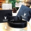 ไอเท็มแนะนำห้ามพลาด! PLAYBOY MEN LEATHER BELT (Free Size) เข็มขัดหนังสีดำรุ่นขายดีจาก Playboy หัวเข็มขัดโลหะดำเรียบปั้มโลโก้คุณภาพดีตามแบบฉบับของแบรนด์ ดีไซน์คลาสสิคเข้าได้กับทุกชุดสามารถปรับเลื่อนฟรีไซน์ได้หลายระดับ ตัดสายเองได้ มาพร้อมกล่องแบรนด์ค่ะ ไอเ