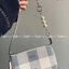 OUTTLET 】Coach NOLITA 19 WITH BUFFALO PLAID PRINT (COACH C1583) SV/CHALK MULTI