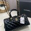ORI หนังแท้ | Chanel Large Bowling Bag Crumpled Leather / Chanel Keepall Bag กระเป๋าถือ กระเป๋าสะพายรุ่นใหม่ล่าสุด ดีไซน์หนังยับเงา ในคอลเลกชัน Métiers d’art ปี 2024/25