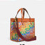 COACH Field Tote 22 In Rainbow Signature Canvas C5142 พร้อมส่งที่ไทย