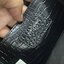 VIP 】หนังแท้ YSL Saint Laurent Kate Tassel Bag in Black Crocodile-Embossed Leather with Chain