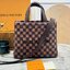 TOP ORI หนังแท้ | LV Mini Shopper Tote Bag Damier Phriendship Canvas กระเป๋าทรงโท้ท ดีไซน์แครี่ออลขนาดเล็กที่ได้แรงบันดาลใจจากดีไซน์กระเป๋าช้อปปิ้งคลาสสิก