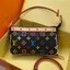 LOUIS VUITTON TAKASHI MURAKAMI X LOUIS VUITTON WHITE MONOGRAM MULTICOLORE POCHETTE ACCESSOIRES