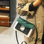 M.C.M Patricia Visetos Leather Block Small Satchel เขียวเหนี่ยวทรัพย์มาให้จับต้องแล้วจ้า!! รุ่นที่สาวๆต่างถามหา!! ต้องไอเท็มนี้เลย กระเป๋าถือ/สะพาย ทรงสวยหรู เหมาะกับทุกๆโอกาส ดีไซน์ออกมากึ่งเป็นทางการ แต่ใช้งานได้ทุกสไตล์ วัสดุหนังแคนวาสคุณภาพดีสลับหนังแ
