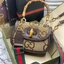 GUCCI BAMBOO 1947 JUMBO GG SMALL TOP HANDLE BAG กระเป๋าสะพายมือจับลายไม้ไผ่ เกรดออริ 1:1 สลับแท้ ใช้งานต่างประเทศได้