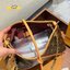 LV CarryAll BB bag Monogram Canvas กระเป๋าสะพายแครี่ออล ไซส์ใหม่ ดีไซส์ใหม่สุดไอคอนิกปรับโฉมใหม่ประจำฤดูกาลในดีไซน์สุดชิค ตกแต่งสายโซ่สีทองงดงามด้วย Monogram Flower