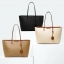 Best Seller!!! Charles & Keith Black Textured Tote Bag กระเป๋าสะพายทรง Shopping ใบใหญ่จุใจวัสดุ Polyester Textured สานรอบใบตัดด้วยหนังเรียบอยู่ทรง กันน้ำ น้ำหนักเบา ด้านหน้ามีโลโก้พร้อมTAG พวงกุญแจห้อยที่หูหิ้ว เปิดปิดด้วยซิปพู่หนัง ภายในกว้างและจุ มีช่อง