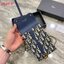 DIOR Phone Bag / DIOR Vertical Saddle Pouch Blue Dior Oblique Jacquard กระเป๋าใส่โทรศัพท์เอกลักษณ์ของความหรู สายสะพายโซ่อะไหล่ทองสวยงาม ด้านหน้าโดดเด่นด้วยซิกเนเจอร์แบรนด์ เป็นอีกหนึ่งรุ่นที่ดาราเชเลปใช้กันเยอะ แนะนำค่ะ
