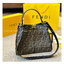 FENDI PEEKABOO XLITE TOTE Canvas Monogram Bag กระเป๋าทรงโท้ท ดีไซส์เป็นเอกลักษณ์ รุ่นหายาก ทรงสวยหรู ดูแพงเกินเบอร์!!