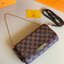 VIP 】หนังแท้ LOUIS VUITTON Monogram Favorite PM Multicolor Damier Ebene Canvas Cross Body Bag
