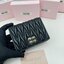 Miu Miu Small matelassé nappa leather wallet กระเป๋าสตางค์หนังแนปป้า ตกแต่งโลโก้หรูหราเป็นเอกลักษณ์