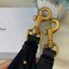 หนังแท้ DIOR shoulder strap with ring พร้อมส่งที่ไทย Jacquard and Black Calfskin สายกระเป๋างานหนังแท้และผ้าแจ็คการ์ด เกรดเทพออริจินอล ภาพสินค้าถ่ายจากงานขายจริง