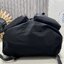 ORI หนังแท้ | Prada Re-Nylon and leather backpack กระเป๋าสะพายหลัง เป้ผ้าไนลอนรูปทรงเรขาคณิตเรียบหรู สถาปัตยกรรมและเส้นสาย ผสมผสานรูปทรงและวัสดุที่ตัดกันอย่างลงตัว