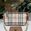 BURBERRY FRAGRANCES CLUTH BAG VIP GIFT WITH PURCHASE (GWP) คลัชพรีเมี่ยมกิ๊ฟ Limited Edition รุ่นหายาก จาก BURBERRY FRAGRANCES COUNTER หนังลาย Vintage Signature สุดคลาสสิค มาพร้อมสายโซ่คล้องมืออะไหล่ทอง เปิดปิดด้วยซิปสะดวกใช้ สามารถใส่มือถือ เงิน บัตรเครด