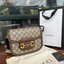 Gucci Horsebit Shoulder Bag กระเป๋าสะพายไหล่ วัสดุผ้าใบ GG Superme ตัดแต่งหนังแท้ สายสะพายไหล่ปรับระดับได้ ด้านในมี 1 ช่องซิป อะไหล่ทองหรูหรา ดาราเซเลปใช้เพียบ ไม่มีเอ๊า เรียบหรูดูแพงสุดๆค่า