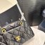 CHANEL 24A Bowling Bag กระเป๋าสะพายทรงโบลิ่ง รุ่นท็อปฮิต งานหนังเรียบ อะไหล่สีทองสวยหรู ขนาดกำลังสวย รูปทรงคลาสสิคใช้งานได้สะดวก