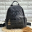 CHANEL CAVIAR BACKPACK (Premium gift bag) กระเป๋าสะพายหลัง วัสดุหนังคาเวียร์ ด้านหน้าปักโลโก้แบรนด์สวยงามมากๆค่ะ มีช่องซิปหน้าให้หนึ่งช่องพร้อมที่จับซิปเป็นอะไหล่แบรนด์ทอง หรูไปอีกนะคะ!! เปิดปิดช่องหลักแบบซิปหัวซิปปั้มแบรนด์ค่ะ ภายในกระเป๋าโล่งกว้าง ใส่ขอ