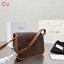 CELINE VINTAGE / CELINE Macadam crossbody bag / CELINE FOLCO BAG IN TRIOMPHE CANVAS กระเป๋าสะพายสไตล์วินเทจ หากใครที่กำลังมองหากระเป๋าสะพายข้าง ขนาดกะทัดรัด และเรียบหรู