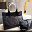 TORY BURCH ELLA TOTE BAG *BUY1GET1 สวยคุ้มในราคาสบายกระเป๋า‼️ กระเป๋าทรง SHOPPING วัสดุ NYLON ทั้งใบตัดด้วยหนัง SAFFIANO ดำ ตกแต่งด้วยหมุดรอบโลโก้แบรนด์ ด้านในบุผ้าปั้มแบรนด์ เปิดปิดด้วยกระดุมแม่เหล็ก ช่องกว้างหลักหนึ่งช่องและช่องซิปอีกช่อง พร้อมช่องใส่ขอ