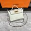 HERMES Hermes 24/24 Mini bag 20cm กระเป๋าถือ/สะพายแบรนด์หรู เอกลักษณ์ของความสง่างาม เกรดออริ สลับแท้ 1:1 ใช้งานต่างประเทศได้