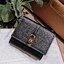 CELINE SHORT WALLET VIP GIFT WITH PURCHASE (GWP) พรีเมี่ยมกิ๊ฟ Limited จาก CELINE HAUTE PARFUME DUTYFREE COUNTER หนังแท้ CalfSkin เรียบสวยอยู่ทรงมีโลโก้ด้านหน้าเปิดปิดด้วยตัวล๊อคบิดอะไหล่ทองปั้มโลโก้ภายในมีช่องแบ่งหลายช่อง มีช่องใส่บัตรหลายช่อง ช่องใส่เหร