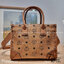 M.C.M SMALL MUNCHEN TOTE IN VISETOS พร้อมส่ง 3 สี กระเป๋าโท้ทไซส์เล็ก ขนาดกำลังสวย พกพาง่าย ใหม่ล่าสุด ที่ใช้สามารถใช้ได้ทั้งหนุ่มๆและสาวๆ รูปทรงคลาสสิค
