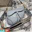 หนังแท้ DIOR SADDLE BAG Cloud Blue Goatskin กระเป๋ารุ่นยอดนิยมตามแบบฉบับแบรนด์ งานทอลายคมชัด ใช้งานได้ 2 แบบ สะพายยาว CROSSBODY และสายสั้นถือได้เก๋ๆ ลุคนี้คูลสุดๆ เลยค่าา ภาพถ่ายจากสินค้าจริง! สวยมาก พร้อมส่งที่ไทยราคาสุดคุ้ม สาวๆ ห้ามพลาดค่ะ!