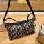 Medium DiorTravel Nomad Pouch Blue Dior Oblique Jacquard / DIOR AMBER MEDIUM BUCKET BAG กระเป๋าถือทรงพอช หรูหรามีสไตส์เป็นเอกลักษณ์