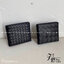 ORI หนังแท้ | Bottega Veneta® Men's Intrecciato Piccolo Bi-Fold Wallet / Bottega Wallet กระเป๋าสตางค์ใบสั้น กระเป๋าสตางค์สานผู้ชาย