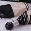 Chanel Umbrella Vip Gift- Beige Black With Gift Box Vip Gift Chanel ของแท้ 100% ร่มพับระบบออโต้พรีเมี่ยมจาก Chanel Cosmetic Counter สำหรับกันฝนกันแดด ปกป้องทั้งแดดและฝนพกพาสะดวก ใช้งานง่ายด้วยปุ่มกดออโต้ มาพร้อมปลอกร่ม ภาพถ่ายจากสินค้าจริง สวยน่าใช้ หน้าฝ