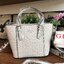 GUESS Factory Women's Diem Logo-Print Mini Tote Bag กระเป๋าถือหรือสะพาย วัสดุpolyesterกันน้ำได้ มีลายsignatureลาย G รอบใบ เปิดปิดด้วยซิปเดียวด้านบน ภายในบุผ้าลายsignatureเช่นเดียวกับด้านนอก สายและหูจับปรับระดับได้ ใช้งานได้หลายโอกาสคร้า!!
