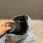 YSL icare maxi shopping Denim bag / YSL tote denim bag กระเป๋าไซส์ใหญ่ พร้อมใบเล็ก วัสดุเดนิมเย็บลายตาข่าย (Quilted Bag) ดีไซน์คล้ายตะกร้าช็อปปิ้ง โฉบเฉี่ยวกว่าหลายระดับด้วยการประดับฮาร์ดแวร์ทองเหลืองในตัวอักษร YSL สะดุดตา มอบสไตล์เรียบง่ายแต่คลาสสิกให้สา