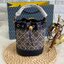 TORY BURCH T MONOGRAM JACQUARD MINI BUCKET BAG พร้อมส่งค่ะ! กระเป๋าทรงถังสุดฮิต ไม่ว่าลุคไหนๆก็สุดชิวว วัสดุผ้าJacquard+หนังแท้ ได้คลาสสิคมากๆค่ะ