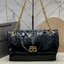 Balenciaga MONACO MEDIUM CHAIN BAG IN BLACK 35cm กระเป๋าทรงโท้ทใบใหญ่ งานหนังยับสวยเต็มใบ เกรดออริ สลับแท้ 1:1 ใช้งานต่างประเทศได้