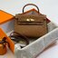 VIP หนังแท้ 】HERMES KELLY 20 MINI SELLIER GOLD EPSOM GOLD HARDWARE